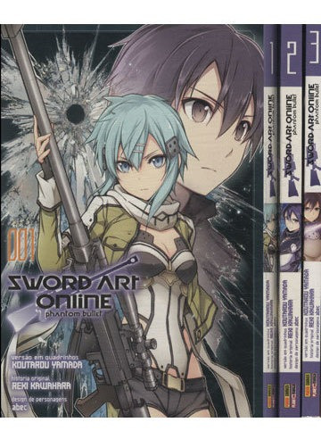 Sword Art Online Phantom Bullet 3 Volumes
